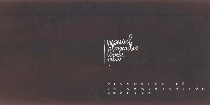 Original portfolio cover